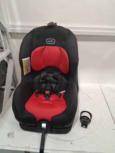 EVENFLO TRIBUTE JUPITER CONVERTIBLE KIDS CAR SEAT - RED/BLACK (MODEL: 38112278C) image 3