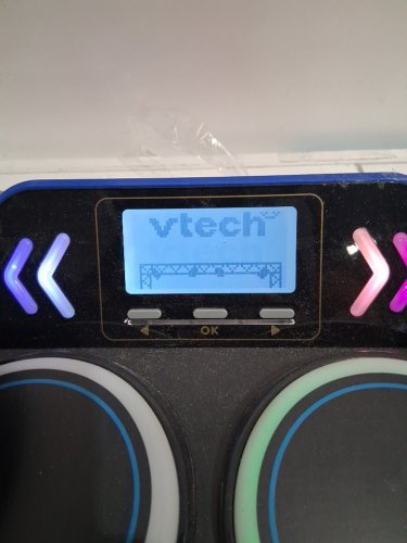 vtech kidi star drum pad - 20 drum styles- bluetooth connection - headphone connection - ages 5+ - black (model: 80-572600) image 4