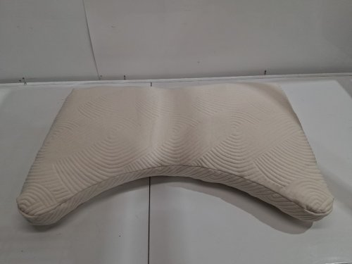 Coop Home Goods Adjustable Latex Crescent Pillow - queen Medium Firm - cream (model: CPL041QN-00) image 4
