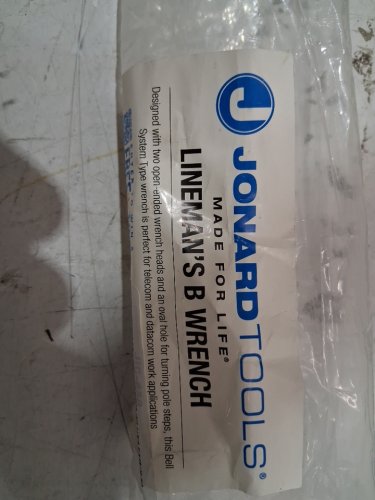 jonard tools lineman's b wrench - bell system type (model: jic-650) image 3