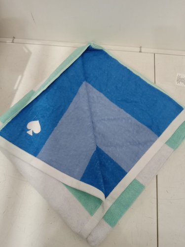Kate Spade Reversible Beach Towel - 40″ x 72″ - blue/white image 2