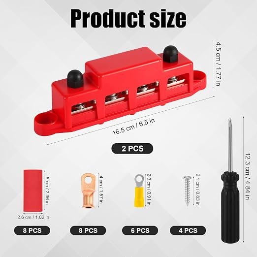 BUS BAR Distribution Block POWER BATTERY - 12V/150A (model: F10231) image 2