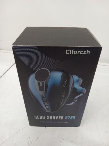 mens clforczh magnetic detachable bald head shaver - navy/black - (model:8780) image 2