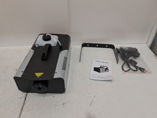 Qizin smoke fog machine wired and wireless control high output - 1500w - Silver/black (model: fogger-1500w) image 4