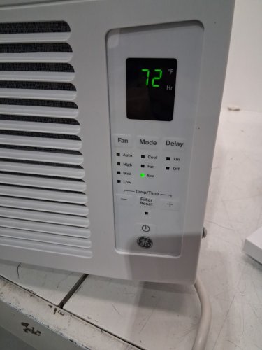 ge Electronic Window Air Conditioner - 6000btu - up to 250sq.ft - 16.4" x 13.4" x 12.6" - white (model: AWCS06BWFC) image 7