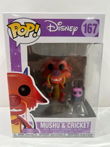 Funko pop! Disney - mushu & cricket vinyl figure (#167) image 2