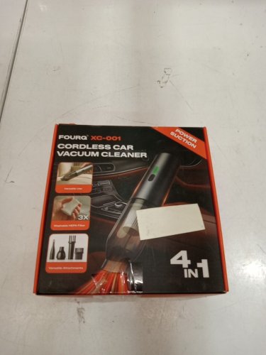 FOURQ 4-IN-1 CORDLESS CAR VACUUM CLEANER - 15.6KPA - 4000MAH - GREY - (MODEL:XC001) image 2