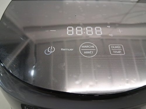 Chefman turbofry touch digital air fryer - 2L - grey/black (model: rj38-2d-grey-ca) image 3