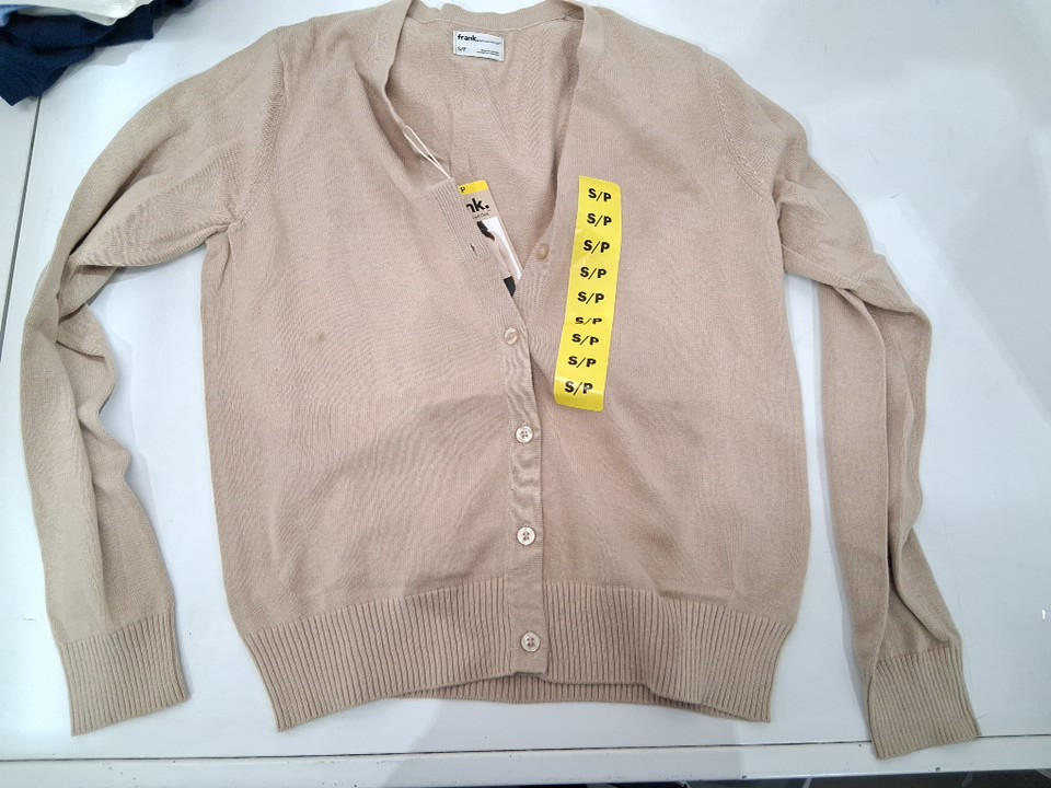 WOMEN's FRANK AND Oak cotton cardigan - small - light brown (style:1879436) image 2