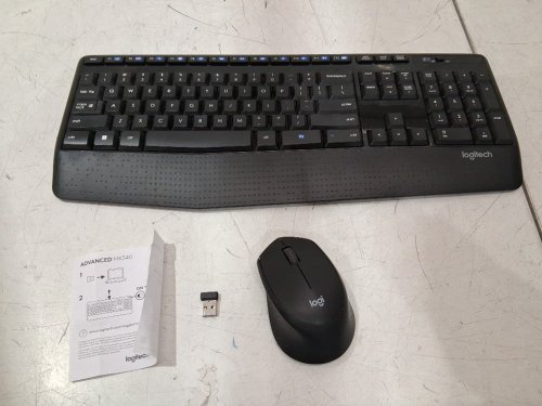 Logitech MK540 Advanced Wireless Mouse and Keyboard COMBO PACK - BLACK (Model: 920-008981) image 2