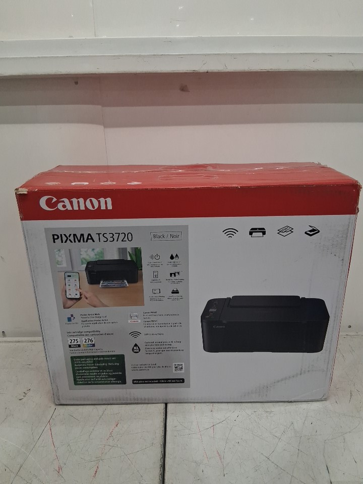 CANON PIXMA WIRELESS ALL-IN-ONE COLOUR PRINTER - BLACK (MODEL: TS3720) image 2