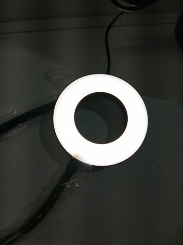 FLEXIBLE CLIP-ON LED PLANT GROWTH RING LIGHT - 16" 3000-6500K - BLACK image 2