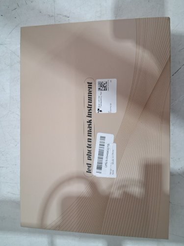 LED 7 colour red Light Therapy Mask -  Photon Therapy for Face Wrinkles and Collagen Boost - light weight - black image 4
