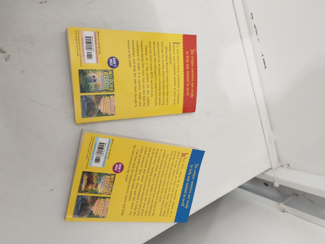 2PC WILDLIFE RESCUE "HOW TO SAVE" SCIENCE BASED BOOK SERIES WRITTEN BY KATE MESSNER - BOOK 1: OTTERS & BOOK 2: OWLS image 3