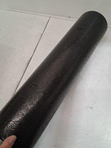 AMAZON BASICS HIGH-DENSITY ROUND FOAM ROLLER FOR YOGA & EXERCISE - 24" - BLACK image 4