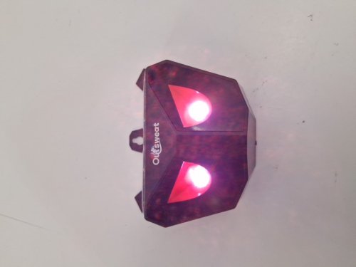 4pk Solar Powered Animal Repeller Outdoor with Red LED Strobe Lights - black (model: 209) image 3