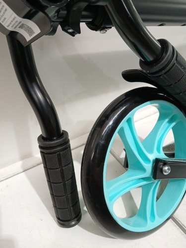 WAYPLUS Foldable, Lightweight Kick Scooter with 4 Adjustable Levels - UP TO 240LBS - AQUA - (MODEL: B09ZY6M8XH) image 7