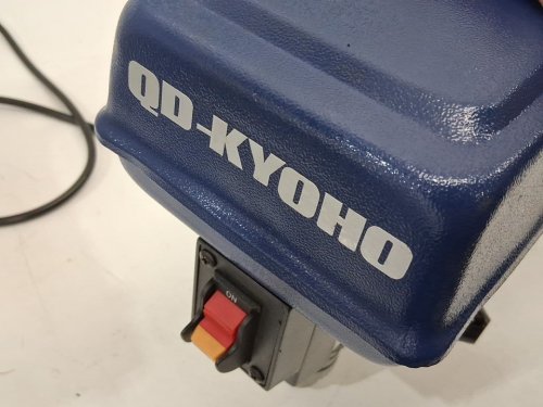 QD-KYOHO 8" Heavy-Duty Cast Iron Head Benchtop Drill Press - 3.1A Induction Motor, 5 Speed Adjustable (620-3100 RPM), 0-45° Tilting, Height Adjustable - blue/white (model: dp20013b) image 5