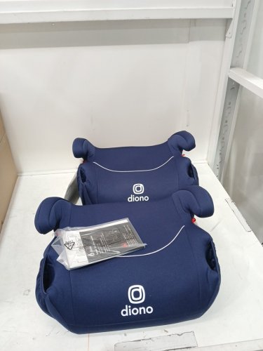 2PK DIONO SOLANA NO LATCH BACKLESS BOOSTER SEAT WITH CUP HOLDERS - BLUE (MODEL: 32062-NA-01) image 3