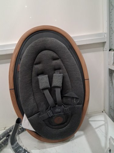 maxi-cosi cassia swing with 5 speeds music and 2 recline positions - 20lb cap - classic graphite grey (MODEL: 53302CHCRA) image 5
