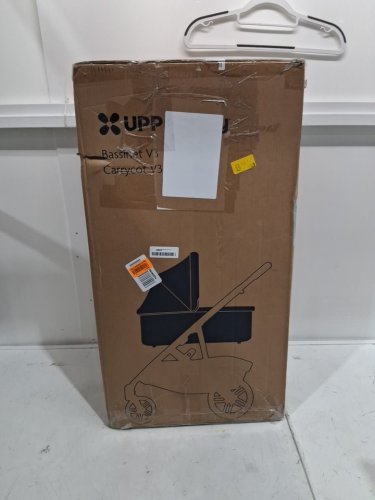 UPPAbaby Bassinet V3 - Compatible with Vista, Cruz, Ridge Strollers - 20lbs max - gwen GREEN Mélange/black Frame - (model: 0903-bas-na-gwn) image 2
