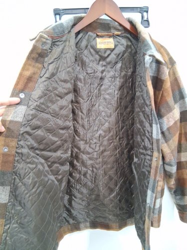 men's redhead ranch Brush Creek Overshirt - large - java brown/orange image 5