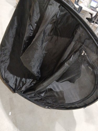 portable & breathable pop up bed tent canopy shelter - 40" X 77" - black image 4