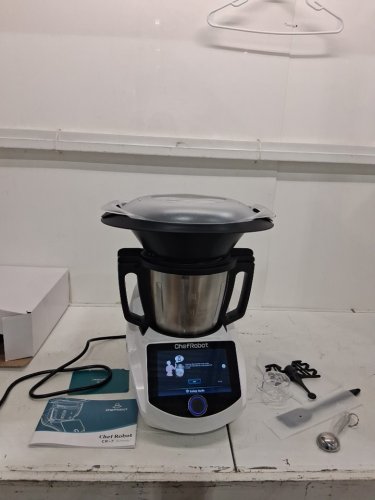 chefrobot Smart Food Processor All-in-one Auto-Cooking Thermomix Machine - 3.5L Capacity, 600+ Online Recipes, Built-in Scale, 7" TFT Screen, Self-Cleaning - white (model: cr-7) image 8