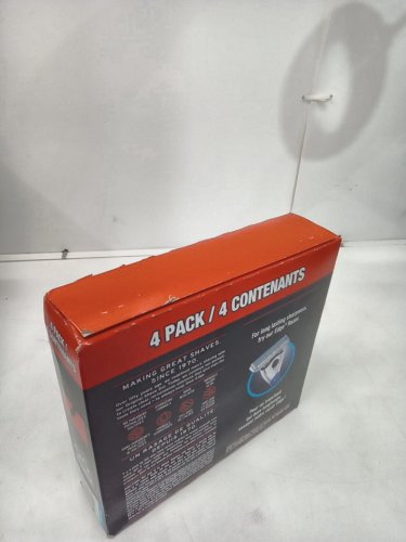 4PK men's edge sensitive skin shave gel with aloe - 269g each image 3
