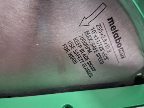 Metabo HPT COMPACT LIGHTWEIGHT Single Bevel Compound 40 tooth Miter Saw - 10" - 15 AMP -  5,000 RPM - green (model: C10FCG2) image 7