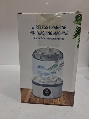 Mini Portable rechargeable Washing Machine - 1L 0 blue/clear image 2
