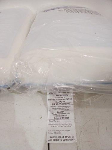 2PK SEALY dreamlife memory foam gel cooling pillow - QUEEN (24" x 16") - white (model: F01-00869-sto) image 7