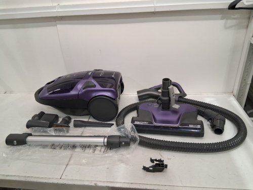 KENMORE series 600 PET FRIENDLY POP-N-GO LIGHTWEIGHT BAGGED CANISTER VACUUM, HEPA FILTER, TELESCOPING WAND & CLEANING TOOLS - PURPLE/BLACK (MODEL: 81615/125.81615910) image 2