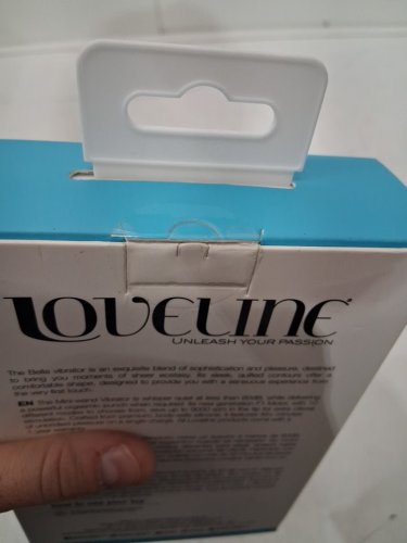 loveline rechargeable waterproof silicone vibrating mini wand massager with 10 speeds - blue image 4