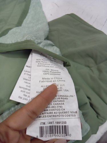 Below Zero reversible Cooling Throw Blanket - 60" x 70" - green heather (model: 1991350) image 3