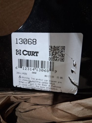 CURT MANUFACTURING, CLASS 3 TRAILER HITCH FOR SELECT HONDA ODYSSEYS, 2" RECEIVER, 3500LBS CAPACITY (BLACK) (M#:/13068) image 5