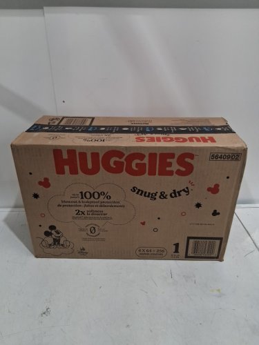 256PK HUGGIES SNUG & DRY BABY DIAPERS - SIZE 1 image 2