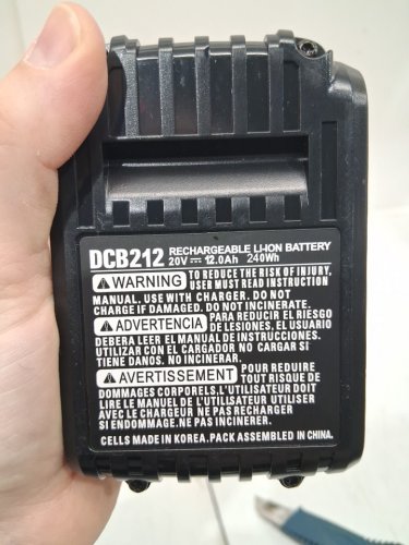 2pk Replacement Lithium BATTERIES FOR POWER TOOLS - Compatible with Dewalt 20v, 12.0Ah - YELLOW (MODEL: dcb212) image 5