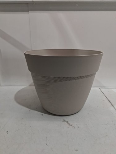 GROSFILLEX ZURICH plastic PLANTER - 18" - beige (model: 2063432) image 2