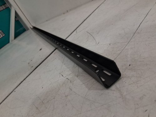 john sterling Heavy Duty Standard Dual Shelving Track - 48" - black - (model:0119-48bk) image 4