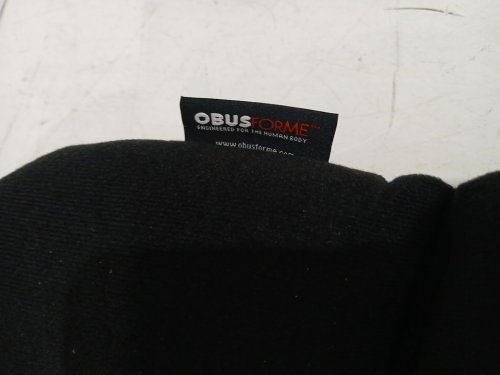 OBUSFORME ERGONOMIC CONTOURED FOAM SEAT CUSHION - BLACK (MODEL: ST-BLK-CAA) image 4