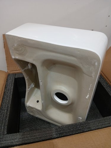 karamag Small Vessel Sink Wall Mount Bathroom Sink - 14"x10" - white (model: 6914) image 3