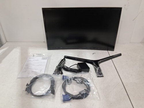 Samsung FHD curved screen monitor- 24" -black (model:LS24D368GANXZA) image 2