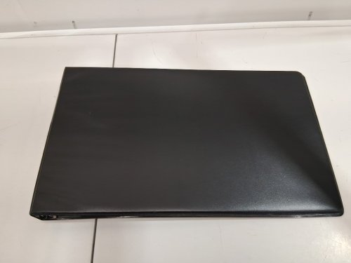 QIUCKFIT PLASTIC D-RING SPREADSHEET BINDER - 11"x17" - BLACK image 2