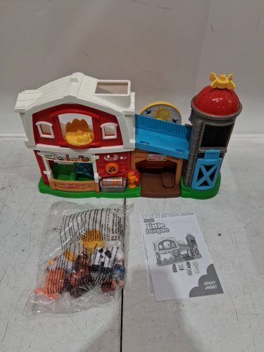 FISHER-PRICE LITTLE PEOPLE TODDLER TOY CARING FUN ANIMAL FARM PLAYSET - AGES 1+ - MULTICOLOR (MODEL: JNB87-9564) image 3
