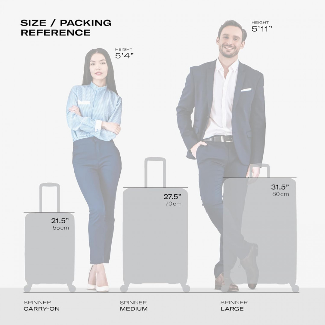 samsonite OMNI 2 Hardside Expandable spinner Luggage - med (27.5") - arctic silver - (model: 138453-7722) image 2