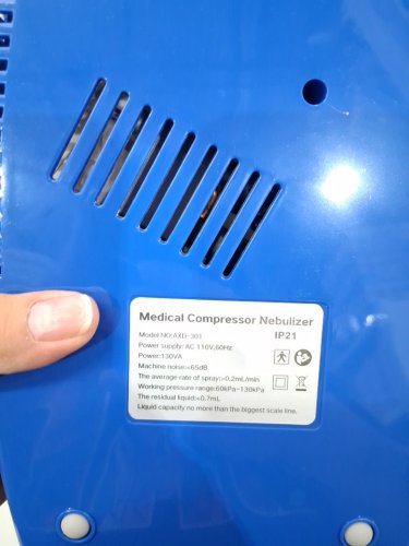 AXD CARE PORTABLE MASK PISTON NEBULIZER MACHINE - BLUE/WHITE (MODEL: AXD-301) image 5
