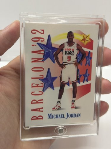 SKYBOX MICHAEL JORDAN BARCELONA 1992 OLYMPICS USA BASKETBALL TEAM CARD #534 image 10