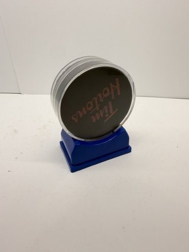 TORONTO MAPLE LEAF SALUTE TO 75 YEARS OF NHL HISTORY HOCKEY PUCK (TIM HORTONS) image 2