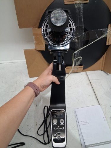 ROWENTA Turbo Silence pedestal Stand Fan - 5-speed - 16" - black/silver (MODEL: VU5670U2) image 7